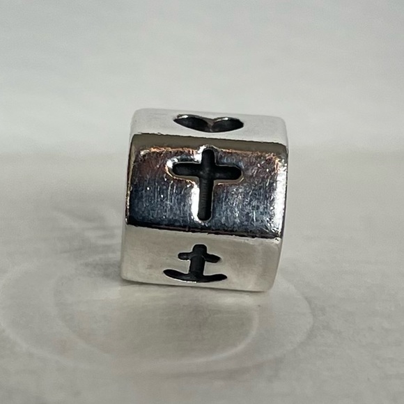 Pandora Jewelry - Pandora Faith Hope Love Heart Anchor Cross Charm #790119